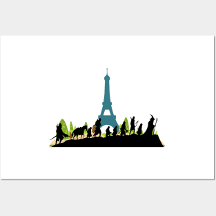 Fellowship - Paris Skyline Posters and Art